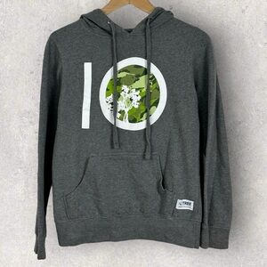 Tentree Grey Hoodie Sweatshirt Size Small Pocket Drawstring Casual Sustainable S
